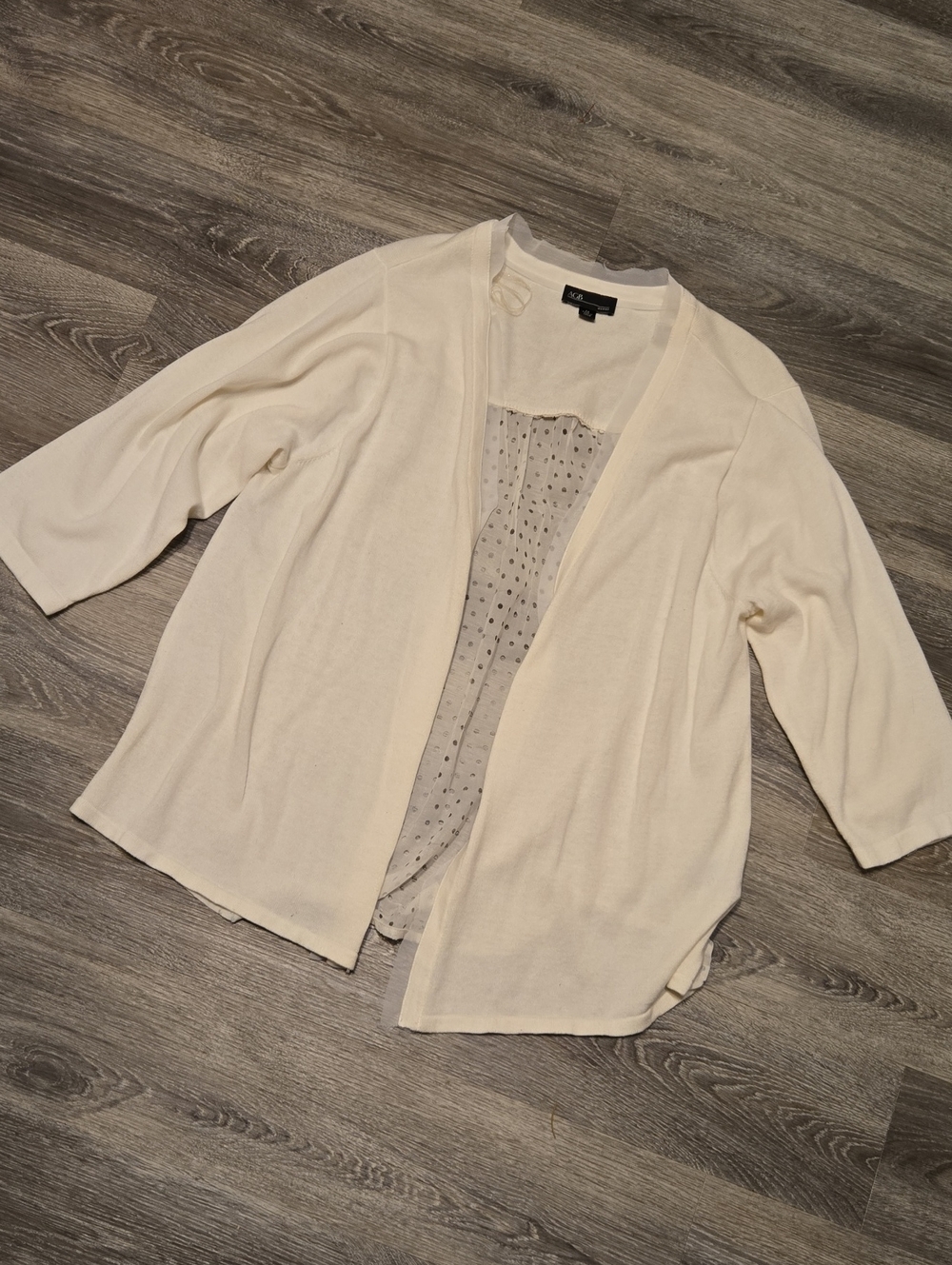 AGB Cream Sweater 2X
